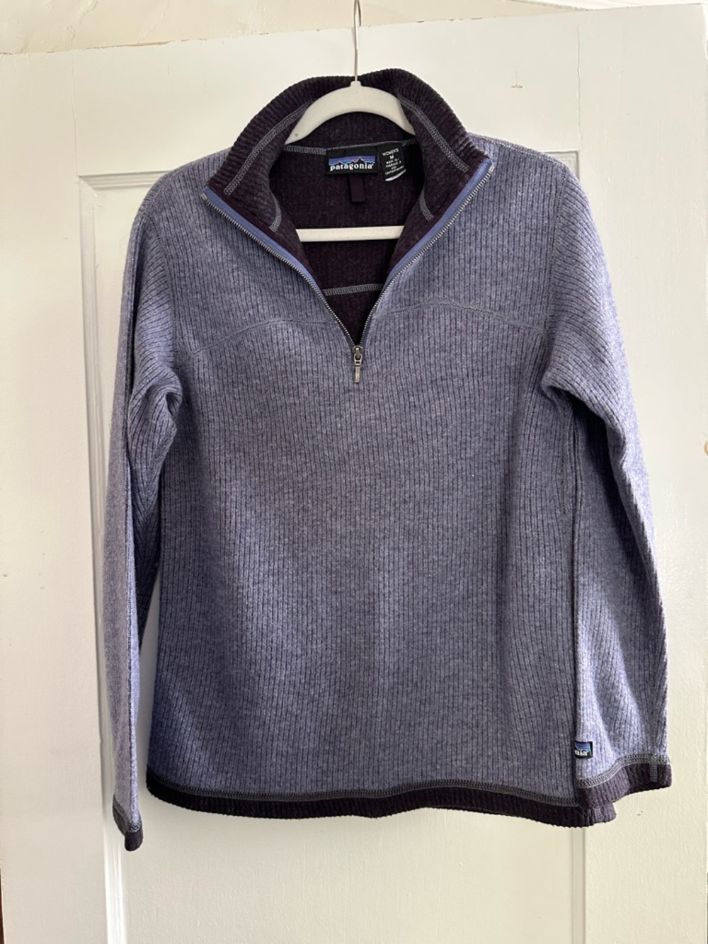 RARE VINTAGE Patagonia Ws Quarter-Zip Sweater - Size medium